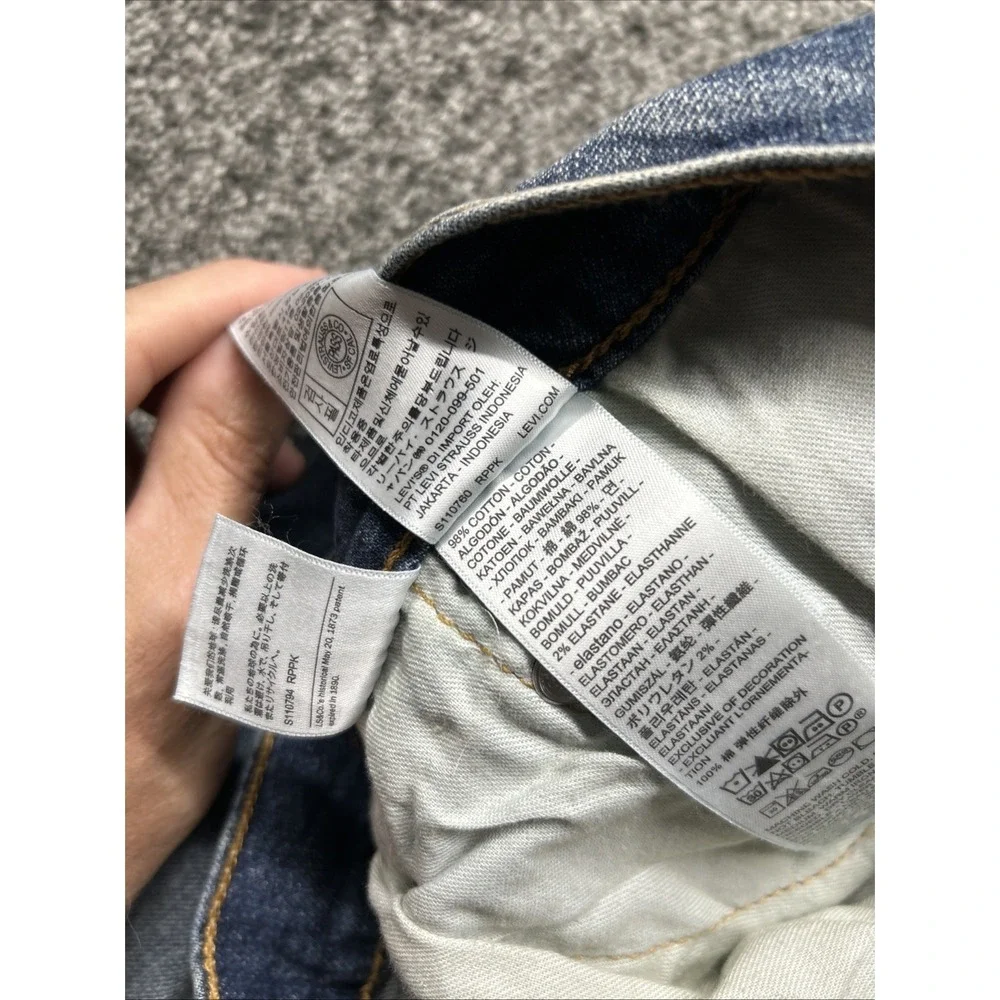 Levi’s 559 Mens Jeans 38x32 Blue Straight Regular Fit Denim Pants